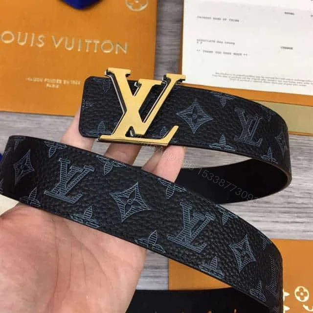View 6 of LOUIS VUITTON INITIALES 40MM REVERSIBLE MONOGRAM CANVAS BELT – B112