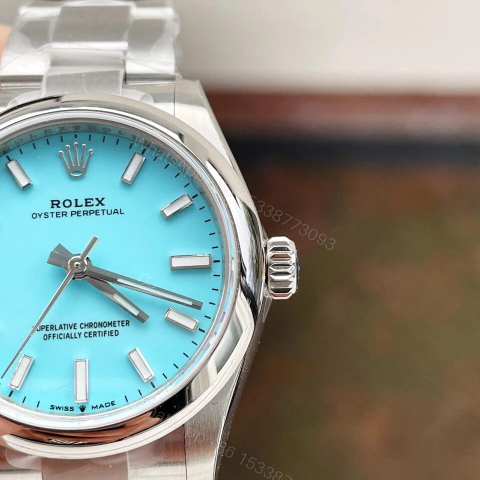 View 3 of EWF Factory 1:1 Rolex Oyster Perpetual 31mm 277200 Best Edition LIGHT BLUE
