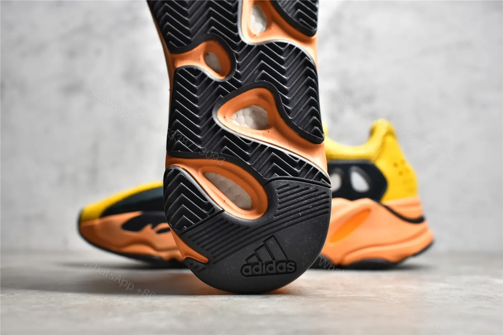 View 9 of Adidas Originals Yeezy Boost 700 Wash Orange Reps