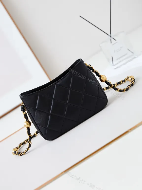 View 5 of Black Quilted Chain Bag â€“ Luxe, Iconic, Allâ€‘Day Style