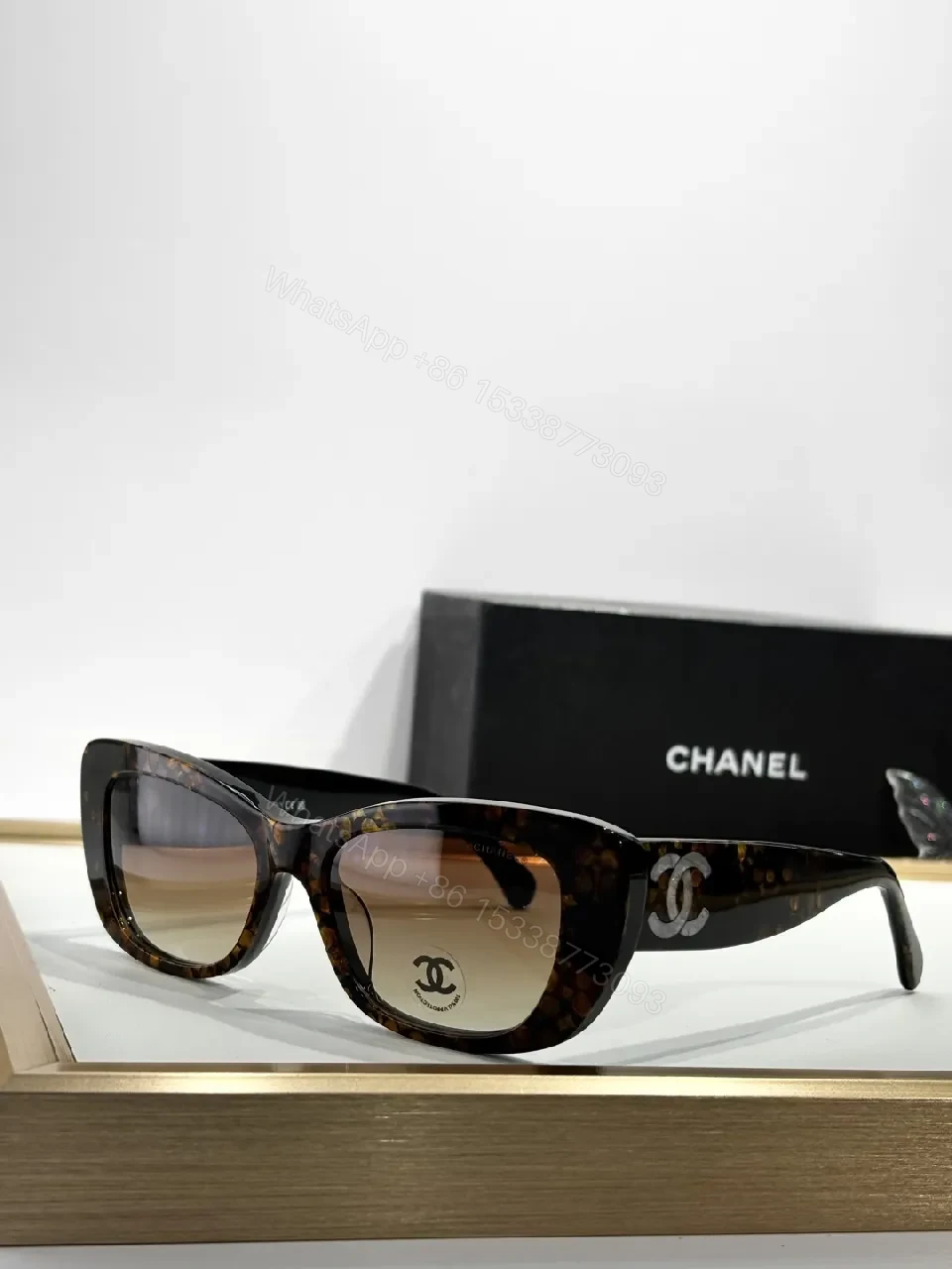 View 2 of Black Frame Sunglasses – Premium Acetate, Oversized Shield Lenses