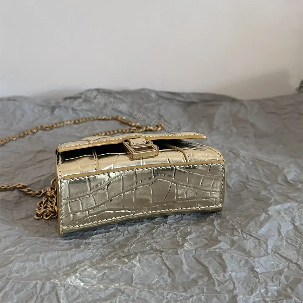 View 7 of 高仿Balenciaga*Nano系列迷你沙漏包金色