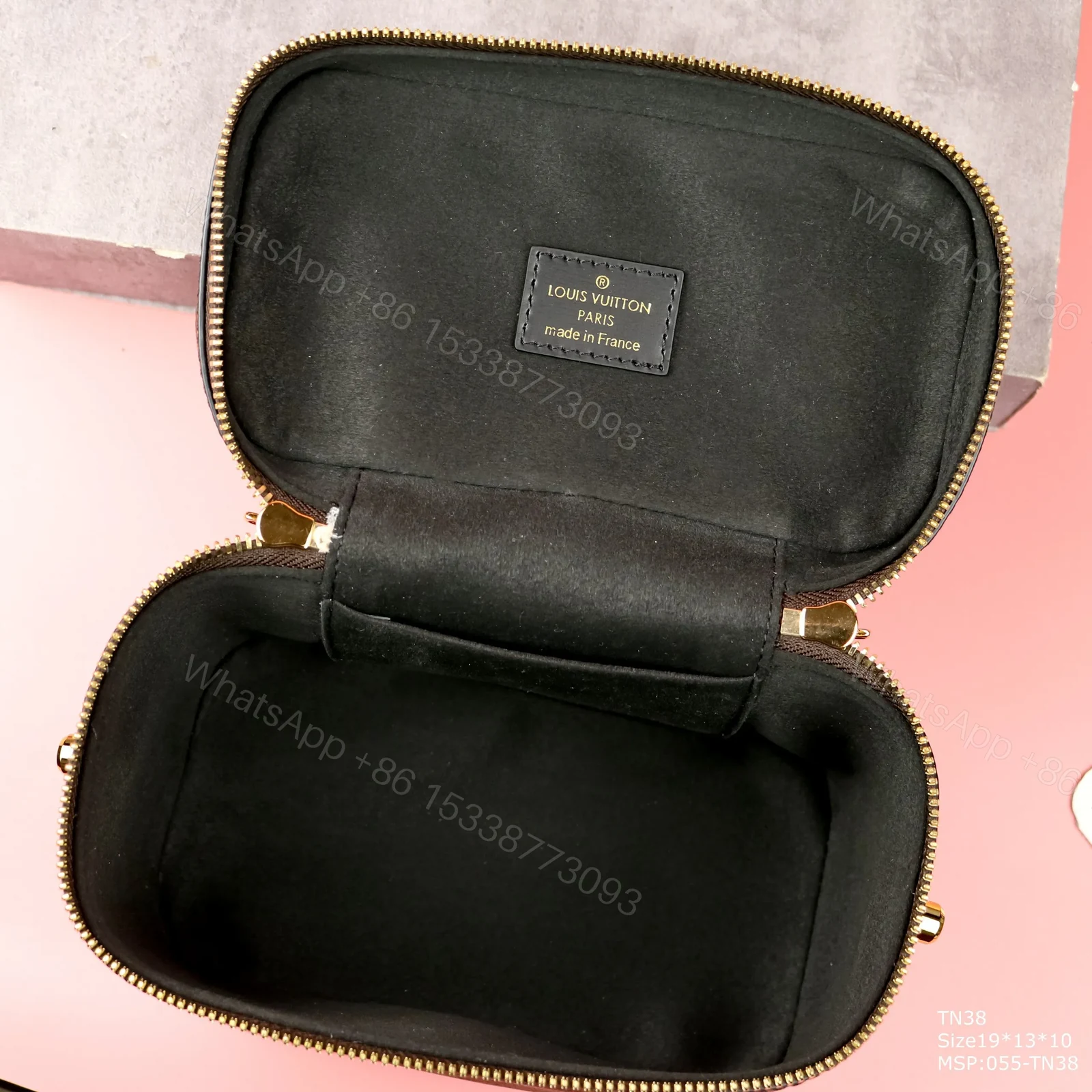 View 5 of Louis Vuitton LV Clutch Box Bag Replica 11 Brown 19x13x10cm