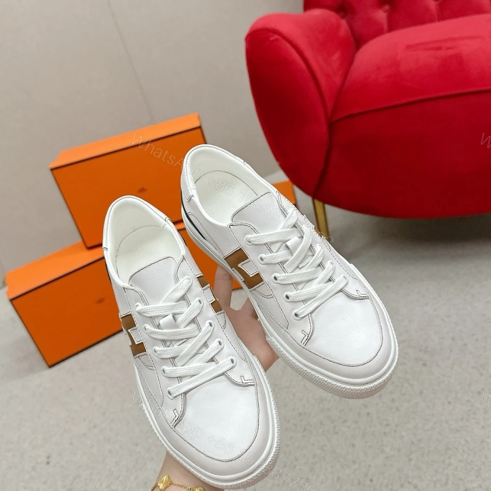 View 5 of HERMES DEEP SNEAKER BLANC AND NATURAL H251837ZHA3400