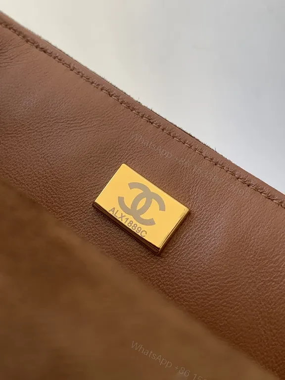 View 7 of Textured Suede Quilted Shoulder Bag: Everyday Luxury