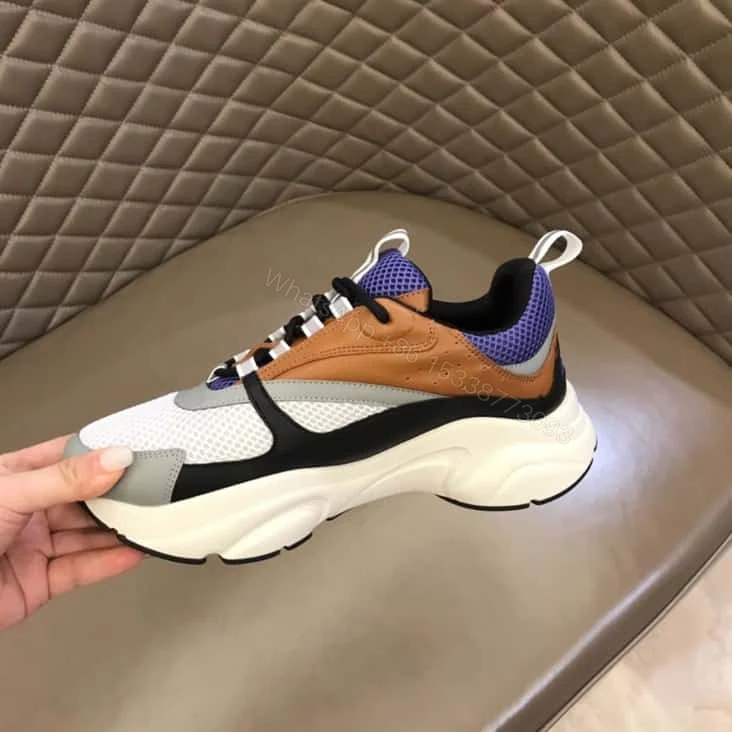 View 4 of B22 SNEAKER TECHNICAL MESH WITH AND CALFSKIN – CD112