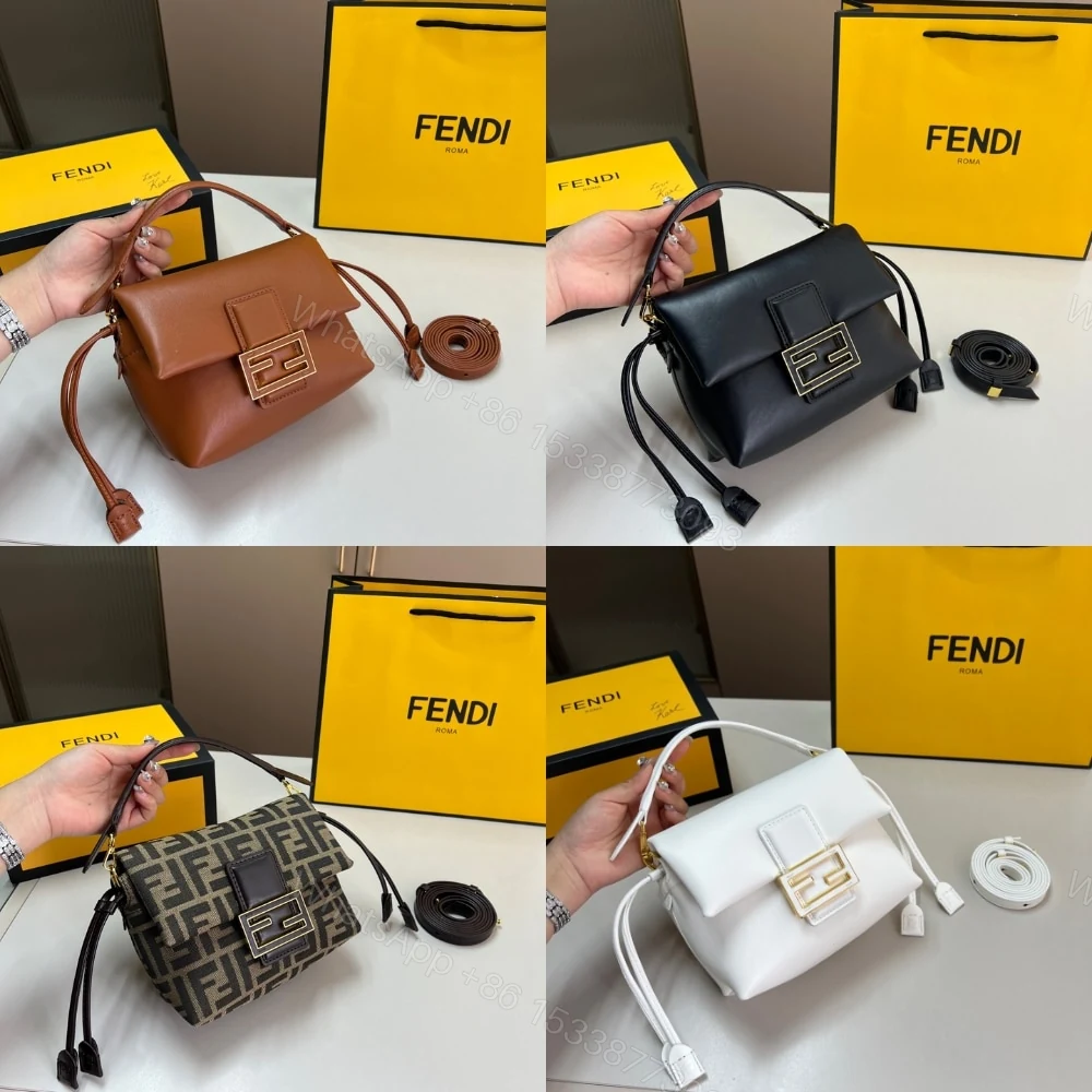View 3 of FENDI MAMMA BAGUETTE MEDIUM WHITE 18CM 8BS105ABVEF0K7E