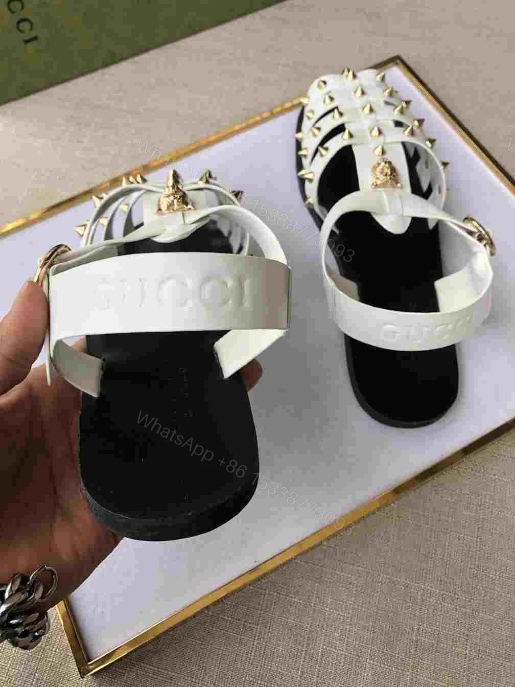 View 5 of GUCCI SANDAL WITH DOUBLE G – SDG003