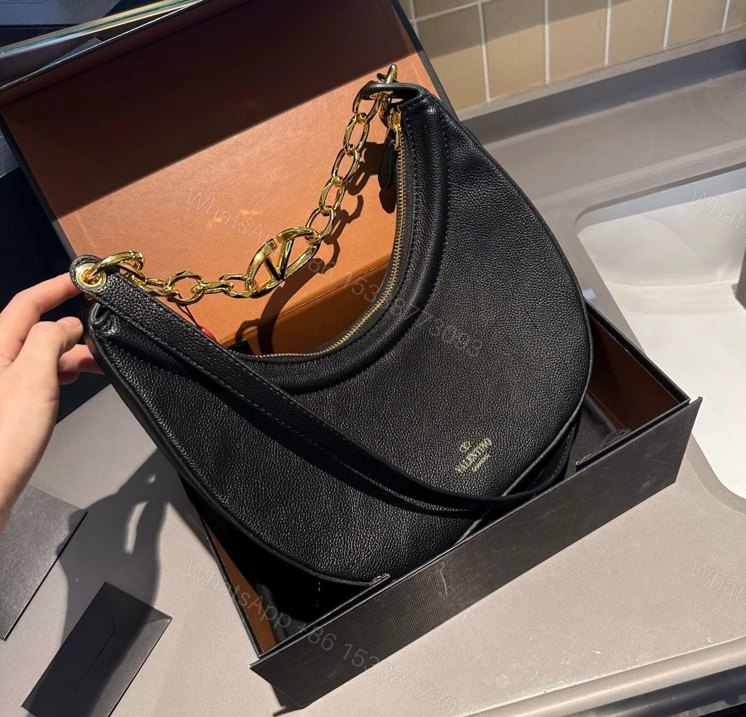 View 3 of VALENTINO GARAVANI SMALL V LOGO GATE TOP HANDLE BAG BLACK 24CM