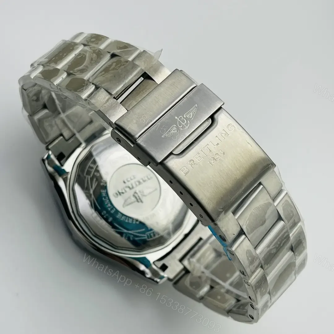 View 8 of Fake Breitling Galactic 36 Blue Dial Steel Bracelet 36MM Premium BREITLING-GALACTIC-BLU-36