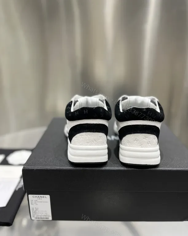 View 4 of Chanel-Inspired Knit-Suede Trainers: Luxury Everyday Comfort