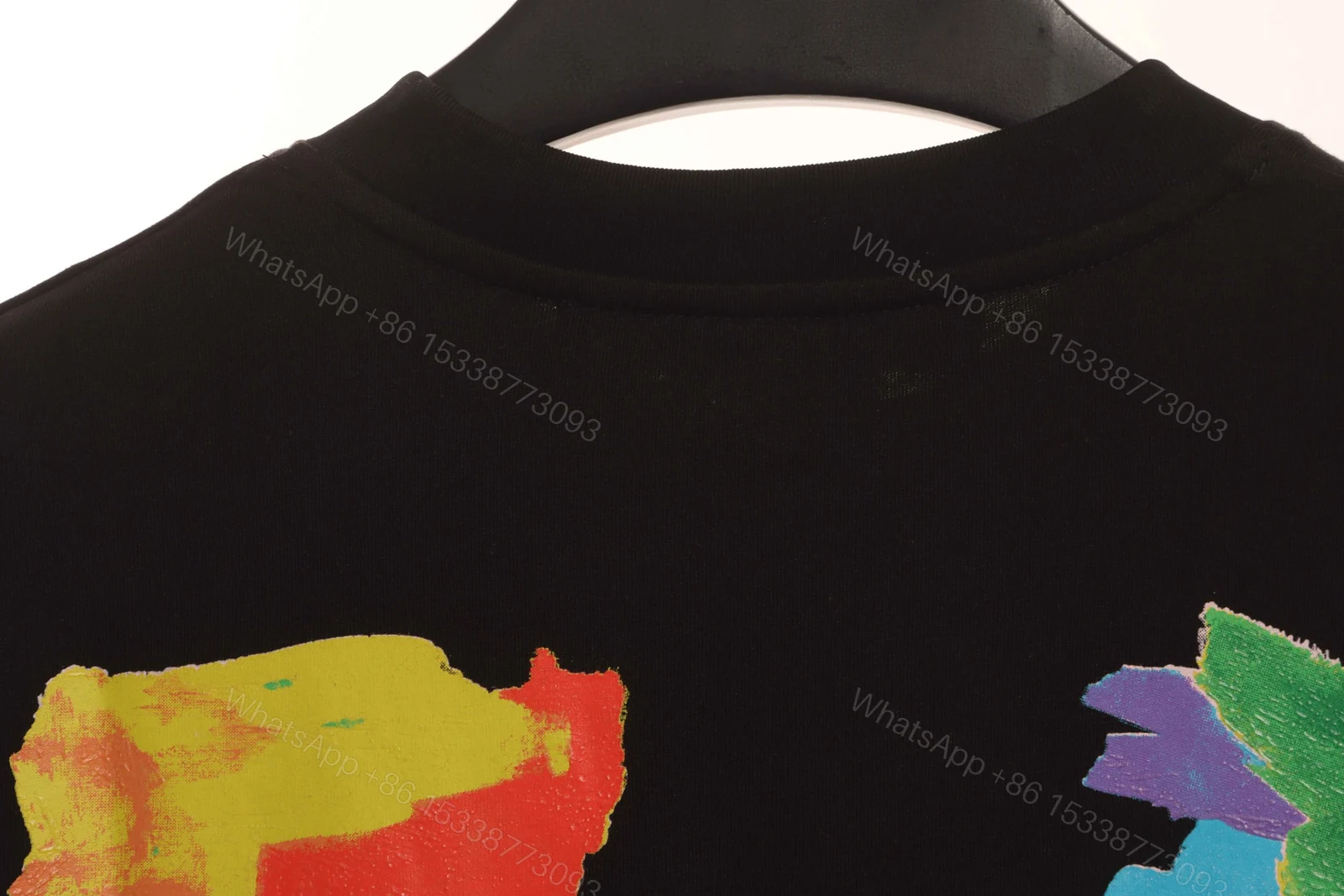 View 6 of Off-White hand drawn graffiti Print T-Shirt