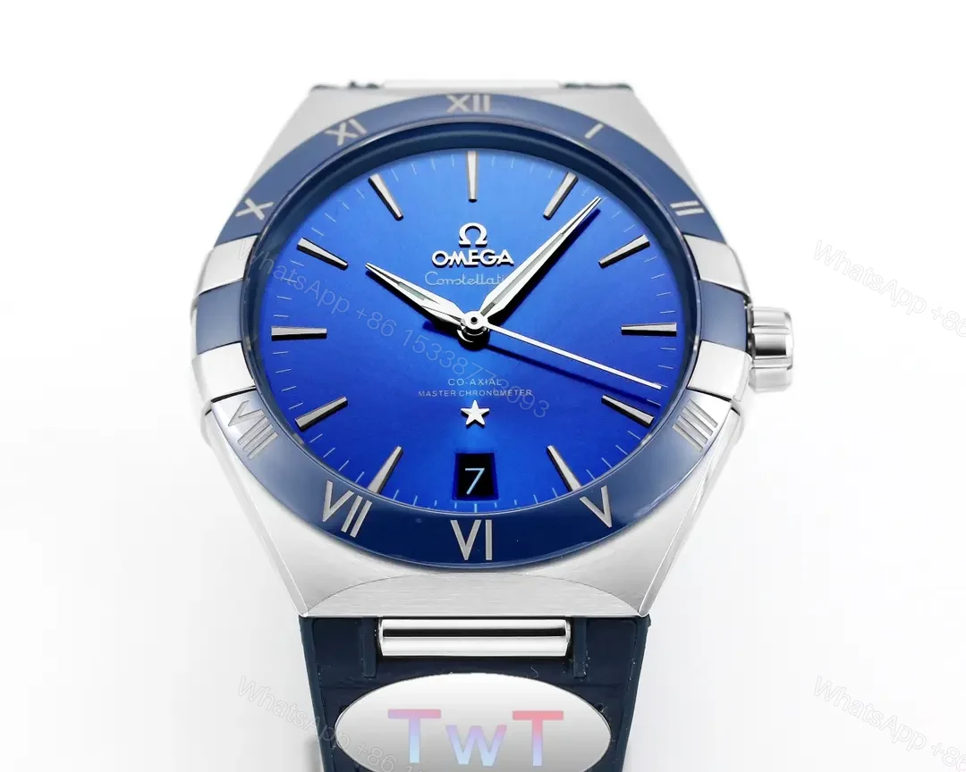 View 5 of Omega Constellation Meteorite Series Blue Dial 41MM Watch Fifth Generation