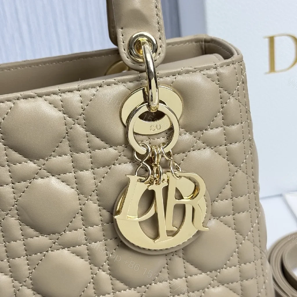 View 3 of Quilted Mini Satchel - Gold Hardware, Luxe Leather, Evening-Ready