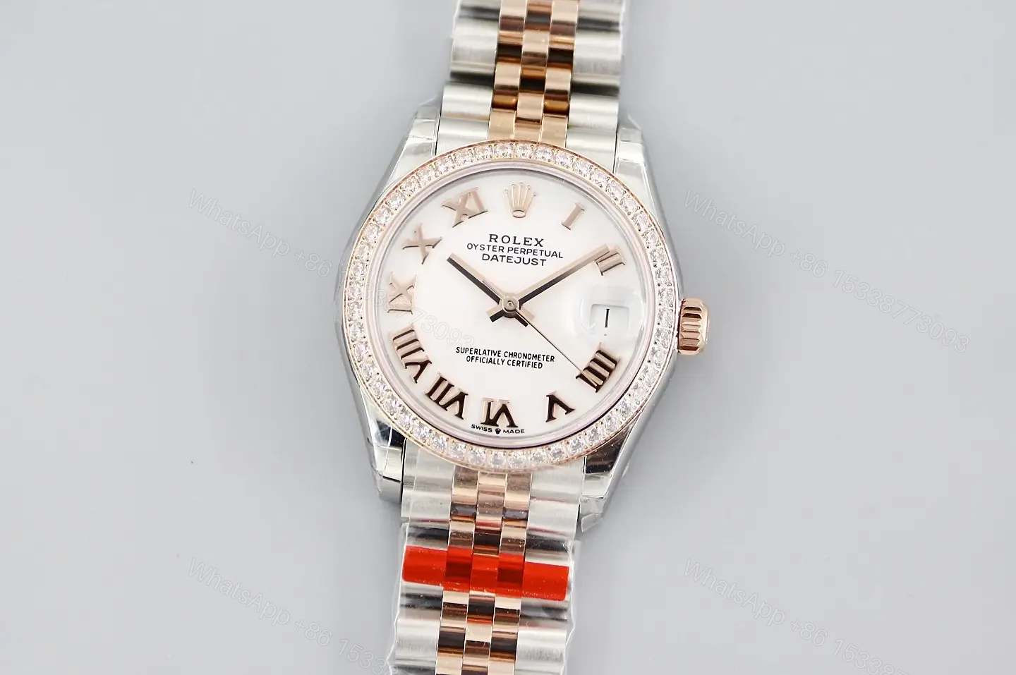 Rolex Datejust 31 278381RBR Diamond White Roman Dial Jubilee Bracelet Watch 278381RBR-0004 — view 1