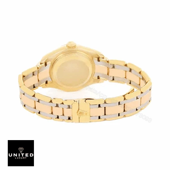 View 9 of Rolex Tridor Pearlmaster Ladies Gold & Diamond 80298-0048 Replica