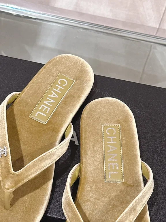 View 5 of Velvet Chanel-Inspired Slides: Luxe Everyday Comfort