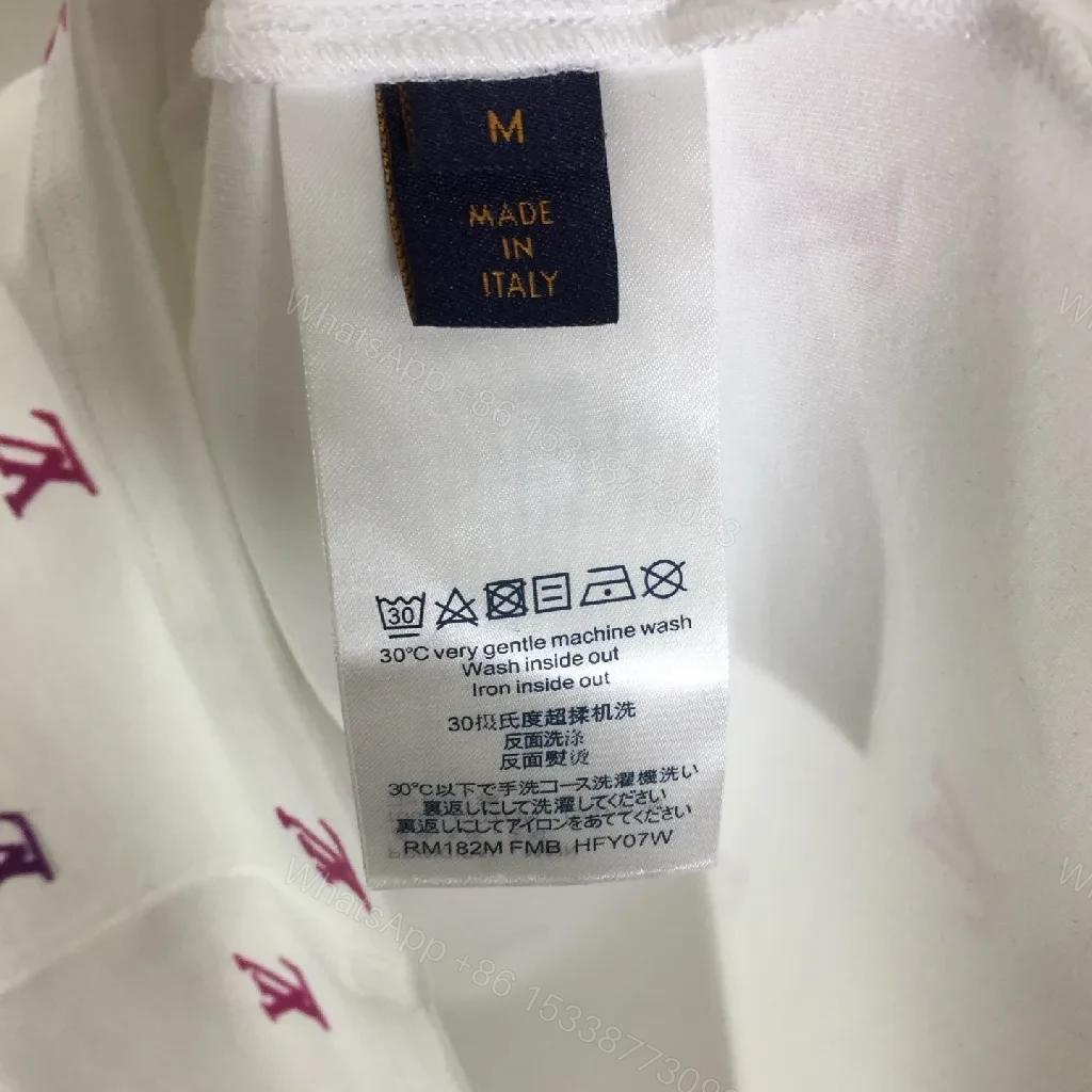 View 7 of White Monogram Tee: Subtle Luxe, Premium Cotton Knit Tee