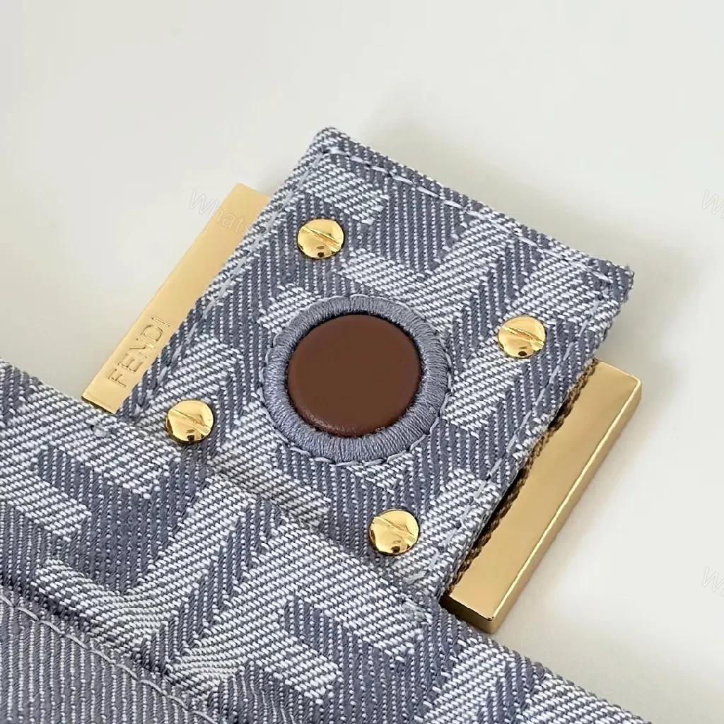 View 7 of Lux Monogram Sling Bag: Gold Hardware, Leather Trim, All-Season Style