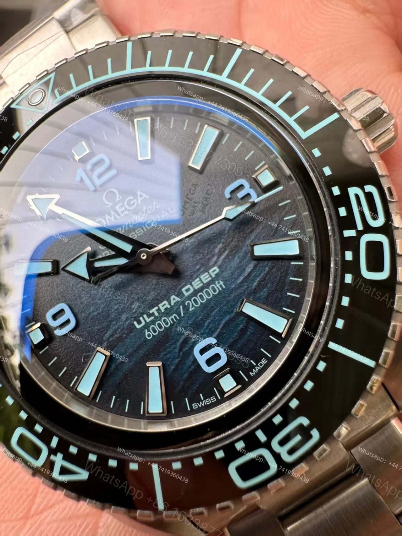 View 9 of Omega Super Clone Seamaster Planet Ocean 6000M 45.5mm 215.30.46.21.03.002