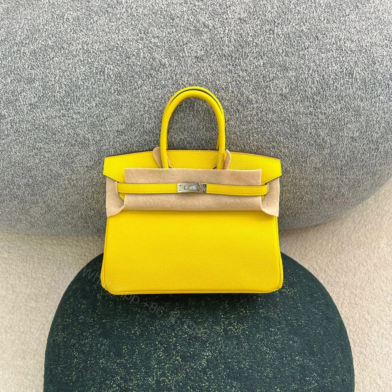 View 10 of Hermes Birkin 25 Handbag P9 Anemone