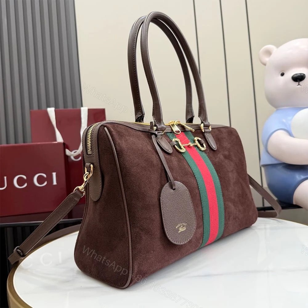 View 3 of Gucci Borsetto large boston bag(HIGH-END GRADE)