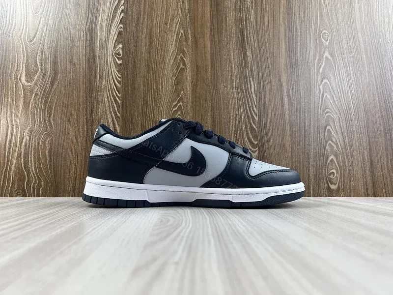 View 6 of Premium Black-and-Grey Leather Sneakers: Everyday Luxe Comfort