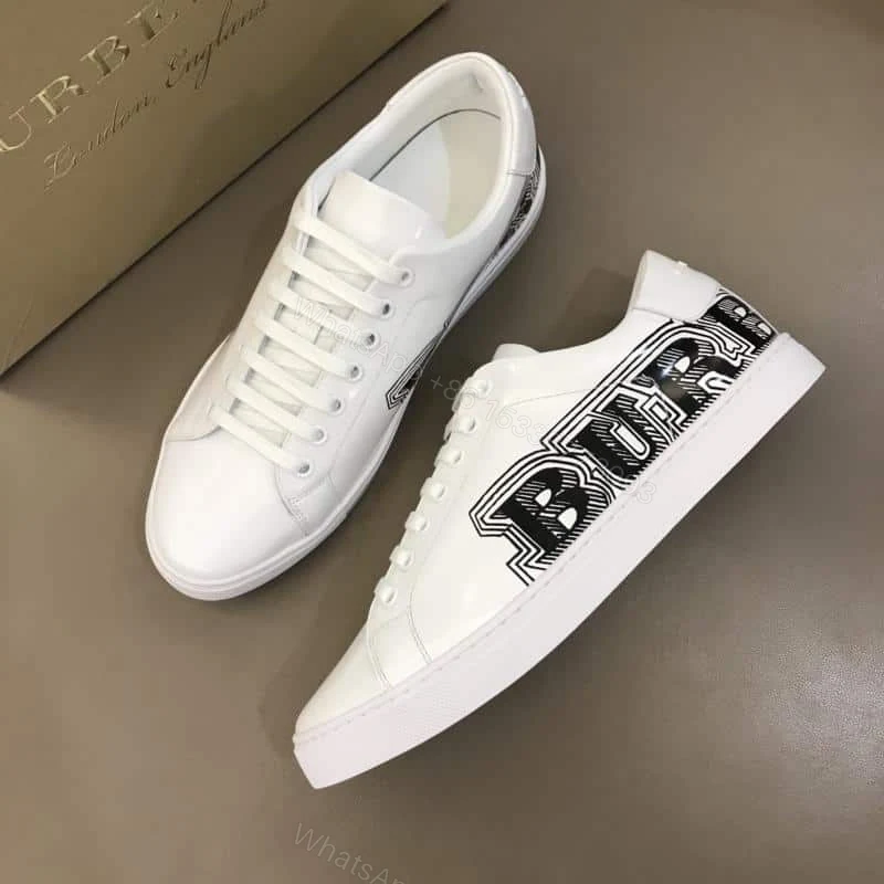 View 5 of BURBERRY LEATHER SNEAKERS – BBR8