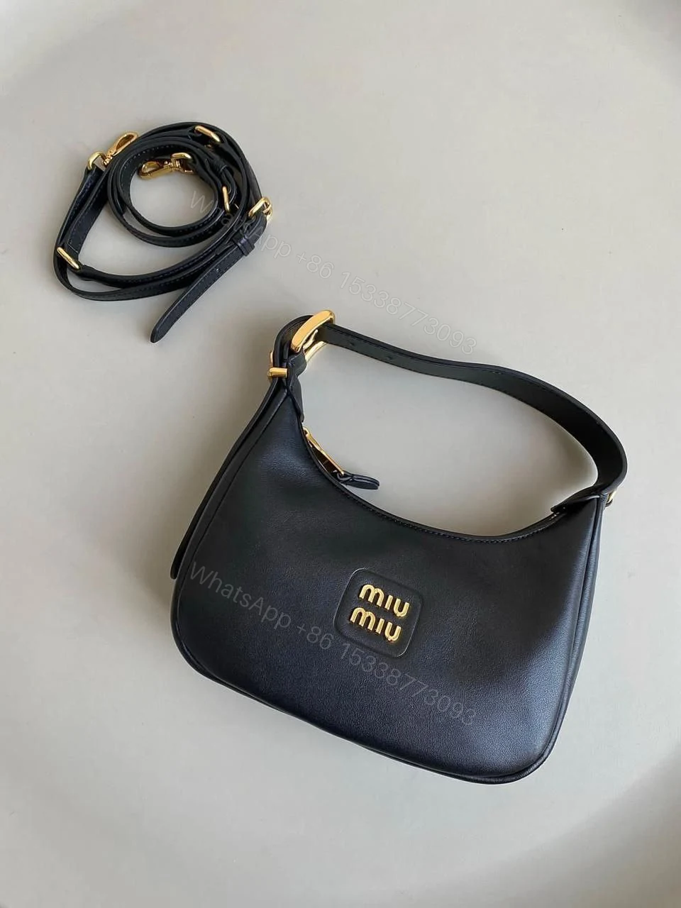 Miu Miu Leather hobo bag — view 1
