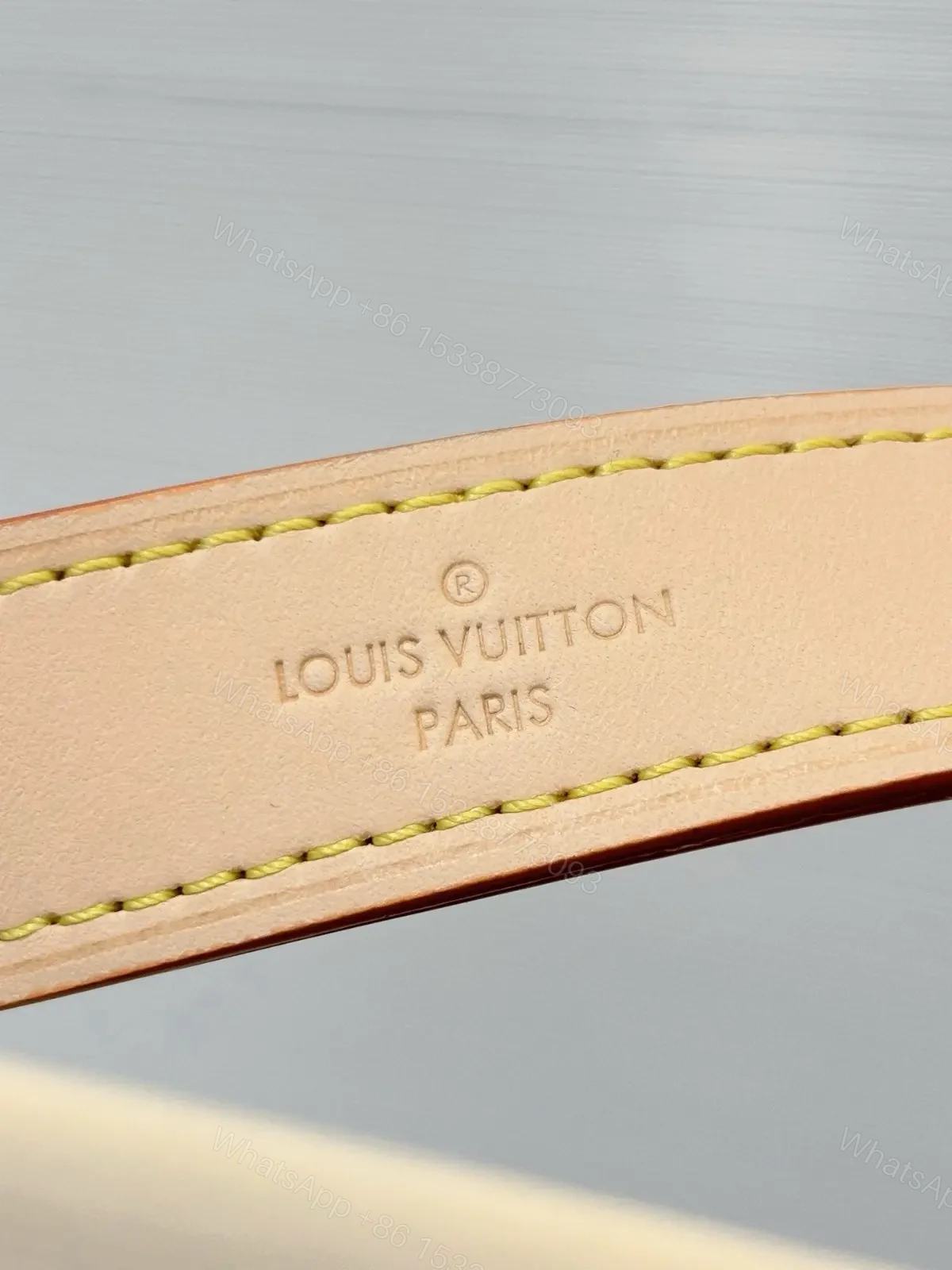 View 3 of Louis Vuitton Damier Azur Slouchy MM