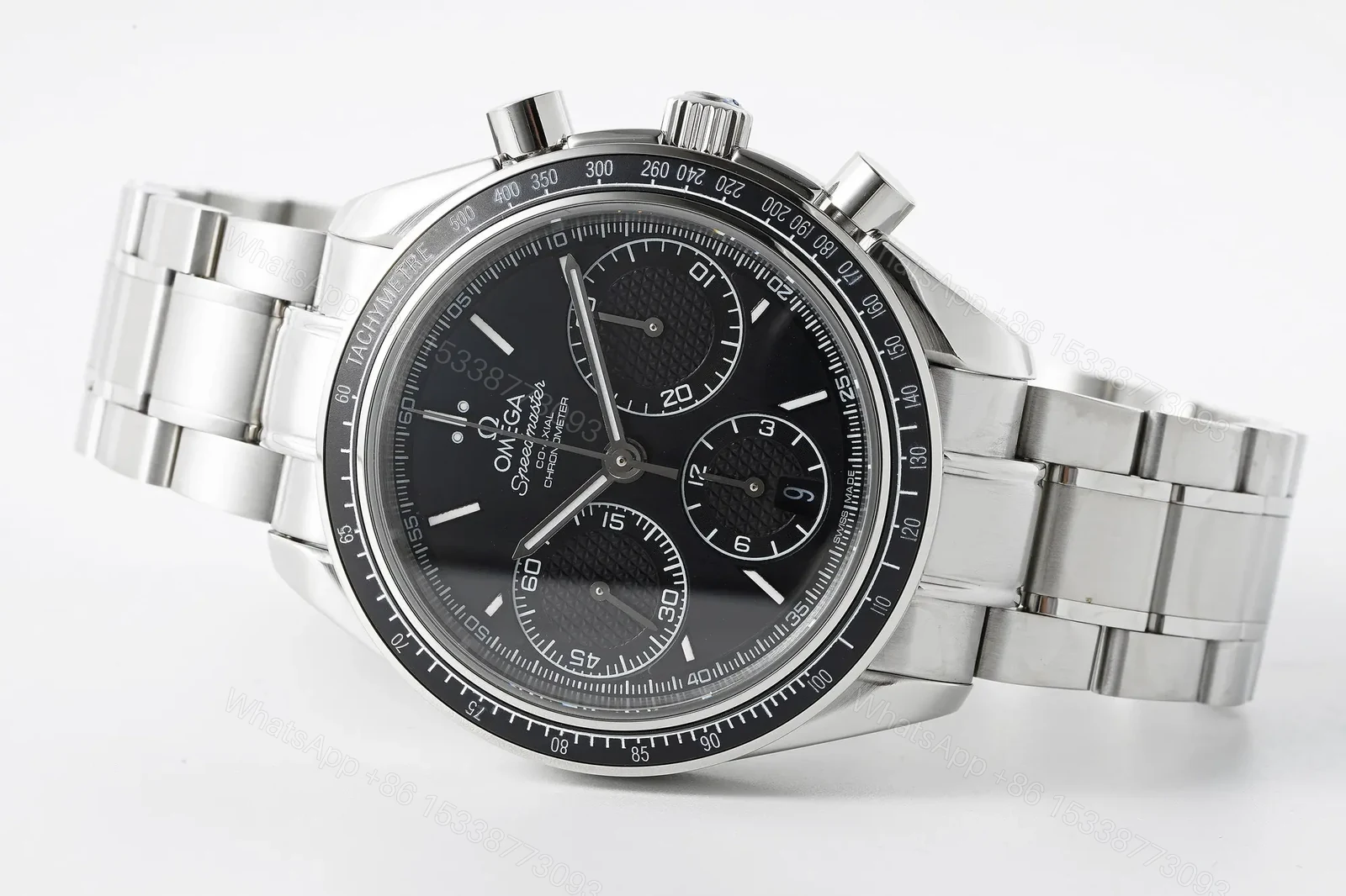 View 5 of Omega Speedmaster Professional 326.32.40.50.06.001 Multifunction Chronograph Watch Black Dial Stainless Steel Bracelet
