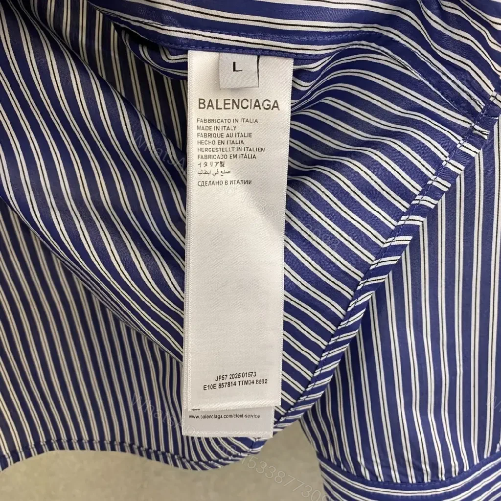 View 10 of Premium Striped Button-Front Shirt with Subtle Detailing