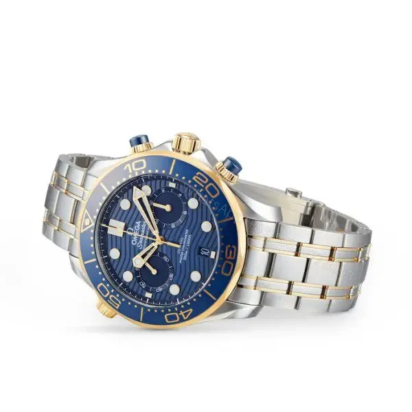 View 2 of Replica Omega Seamaster Men Automatic Blue Stainless Steel Watch O21020445103001
