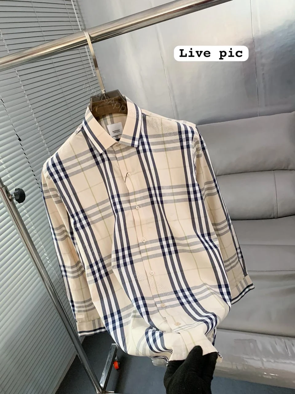 View 3 of Burberry Original Oxford Premium Shirt First Copy | AAA+ Replica