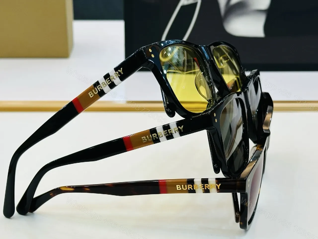 View 9 of Statement Sunglasses: Black Acetate, Gradient Lenses, Designer-Inspired Details