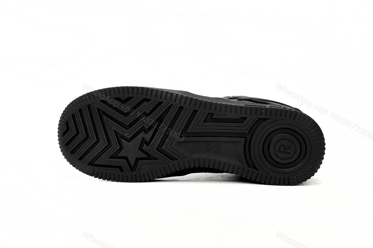 View 4 of A Bathing Ape Bape Sta Low Black 1J30 -191- 013