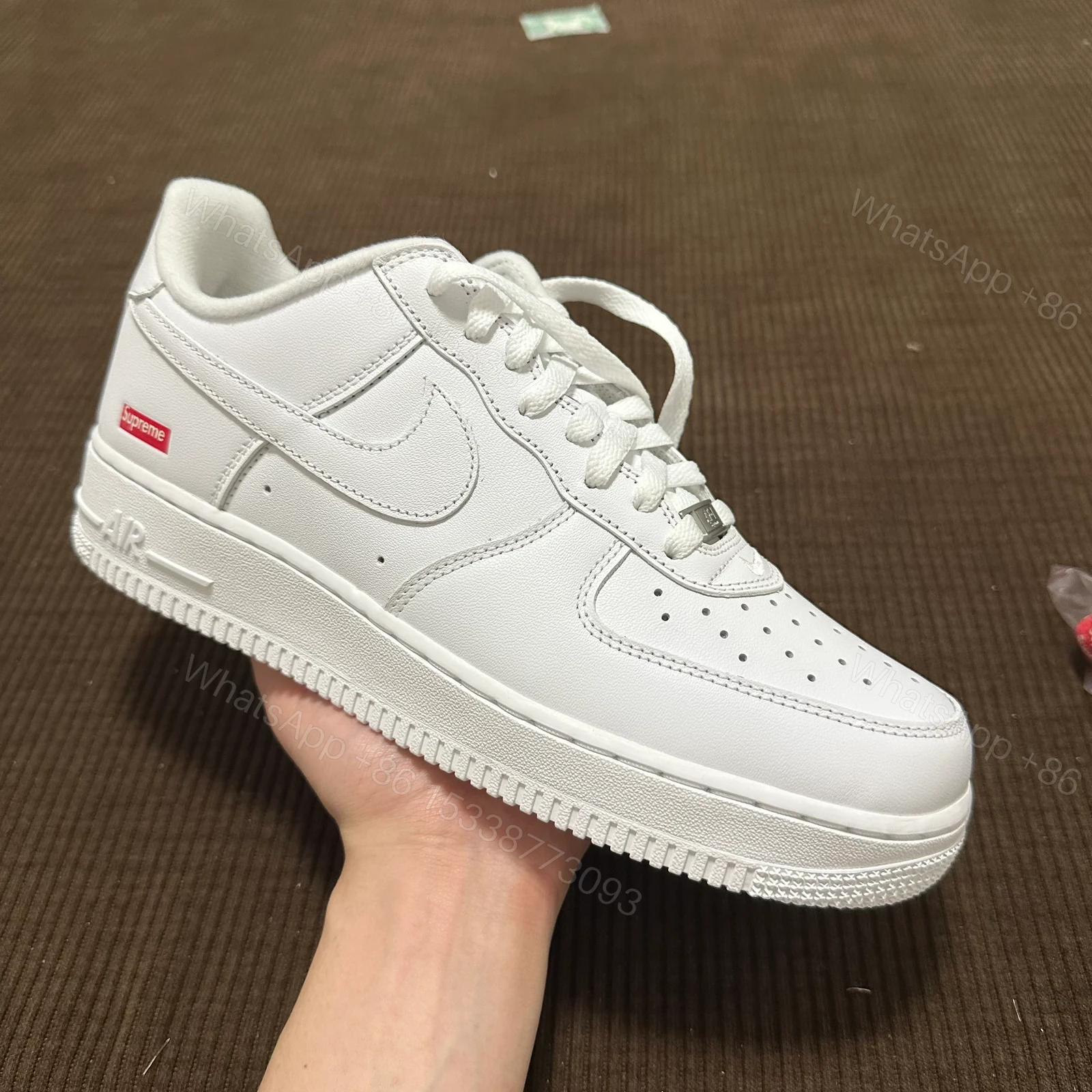 View 2 of Nike Air Force 1 Low Supreme White