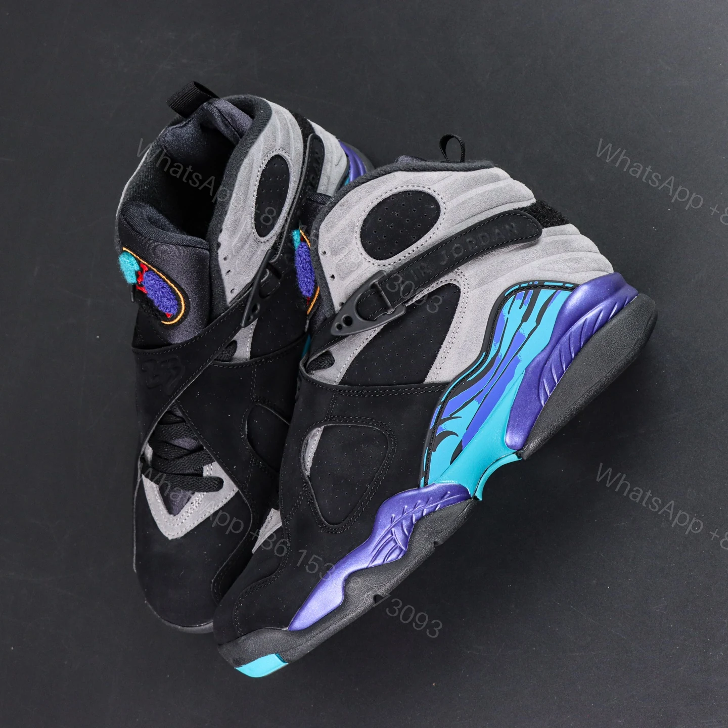 View 8 of Air Jordan 8 Retro “Aqua” 2025 Reps