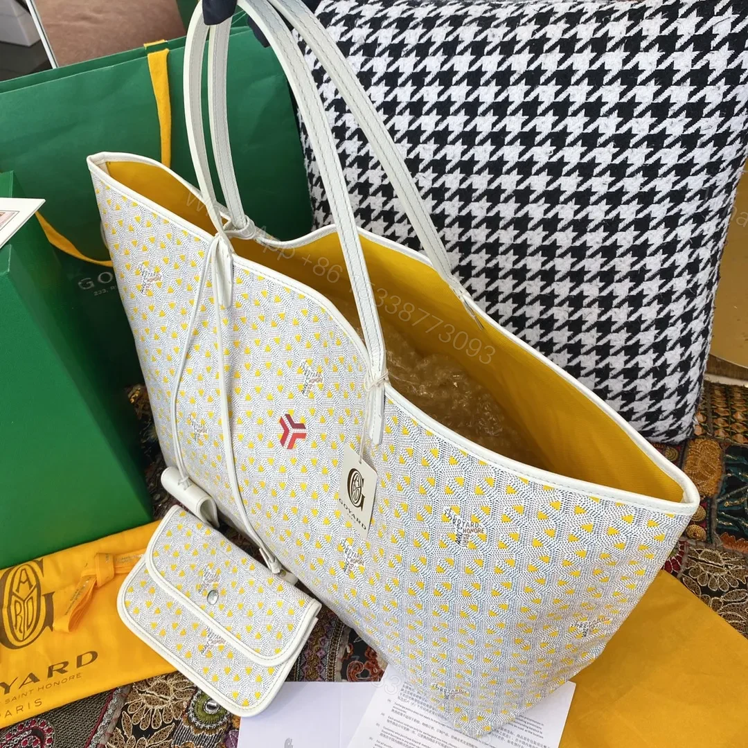 View 3 of Goyard limited edition Saint Louis Claire-Voie GM Bag /Tote – Yellow
