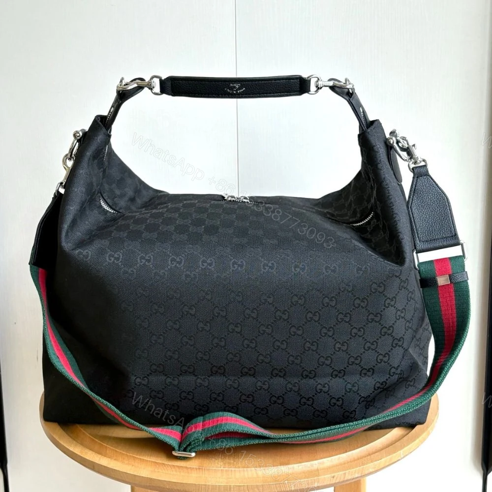 View 3 of Gucci Brera Large Crossbody Bag Black 46Cm
