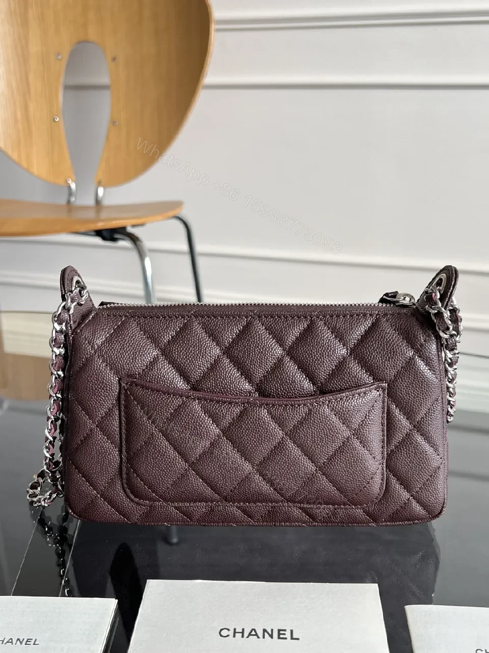 View 6 of Quilted Leather Shoulder Bag: Chic, Versatile Luxury Bag