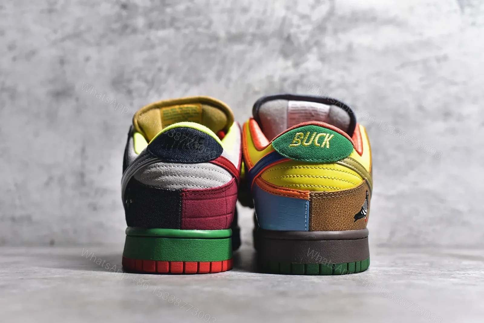 View 9 of Nike Dunk SB Low “What the dunk” Reps