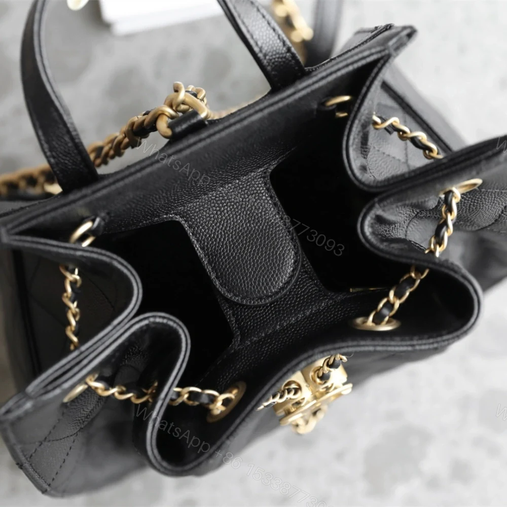 View 6 of 高仿Chanel*25B/25Bag系列AS5600雙肩包黑色中號免檢版