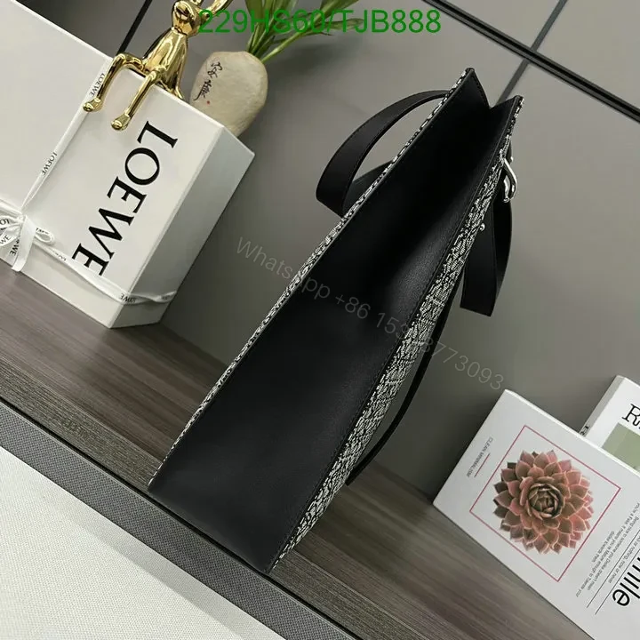 View 13 of Loewe Dark Grey Black Canvas and Cowhide Horizontal Tote IO955