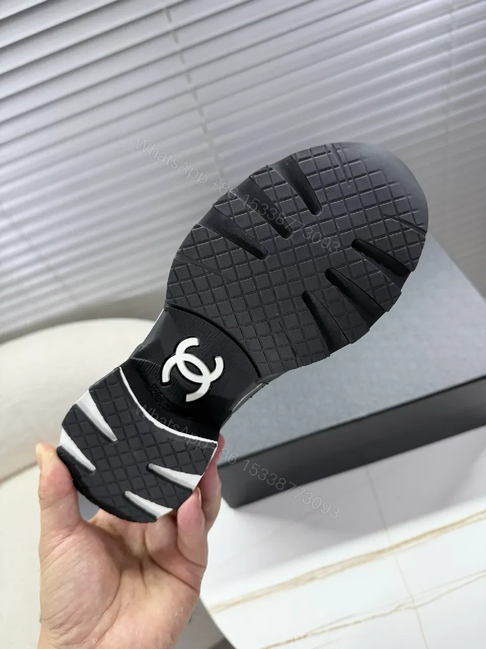 View 6 of Black Knit & Suede Runner: Sleek Comfort, Everyday Luxe