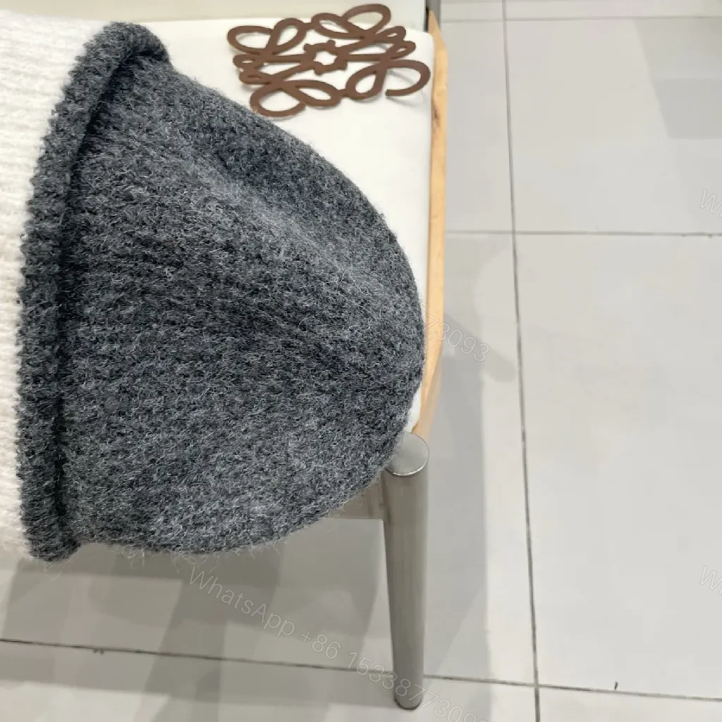 View 7 of Two-Tone Knit Beanie: Premium Warmth & Subtle Moncler Flagging