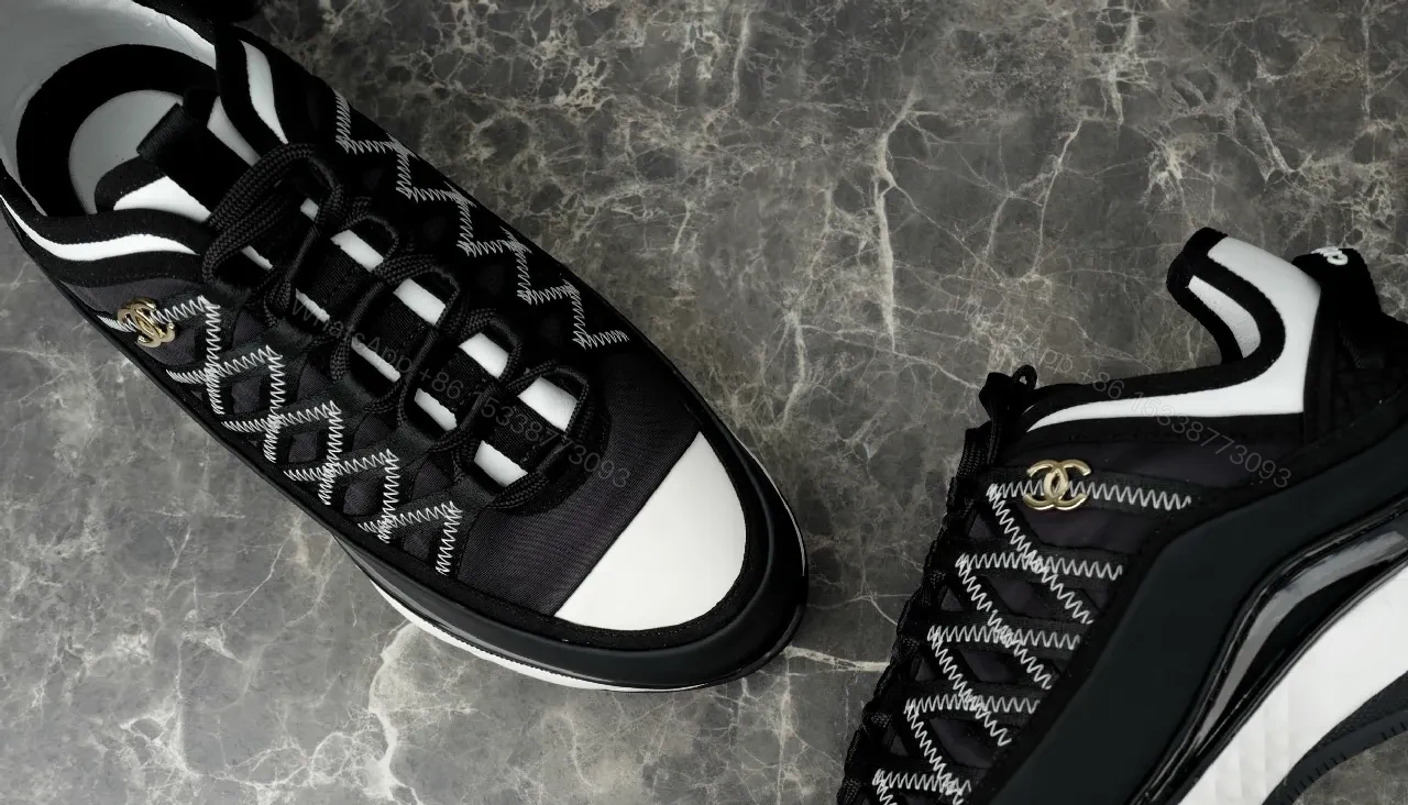 View 8 of Textured Luxe High-Top Sneaker with Zigzag Stitching