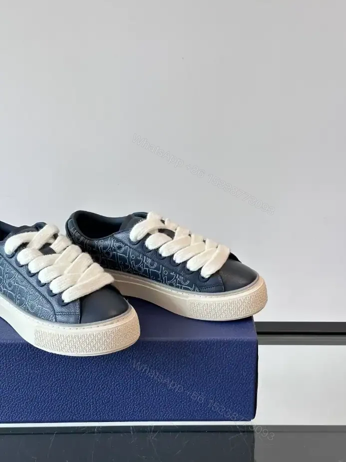 View 7 of DIOR B33 SPIN SNEAKERS IN NAVY BLUE – CD202