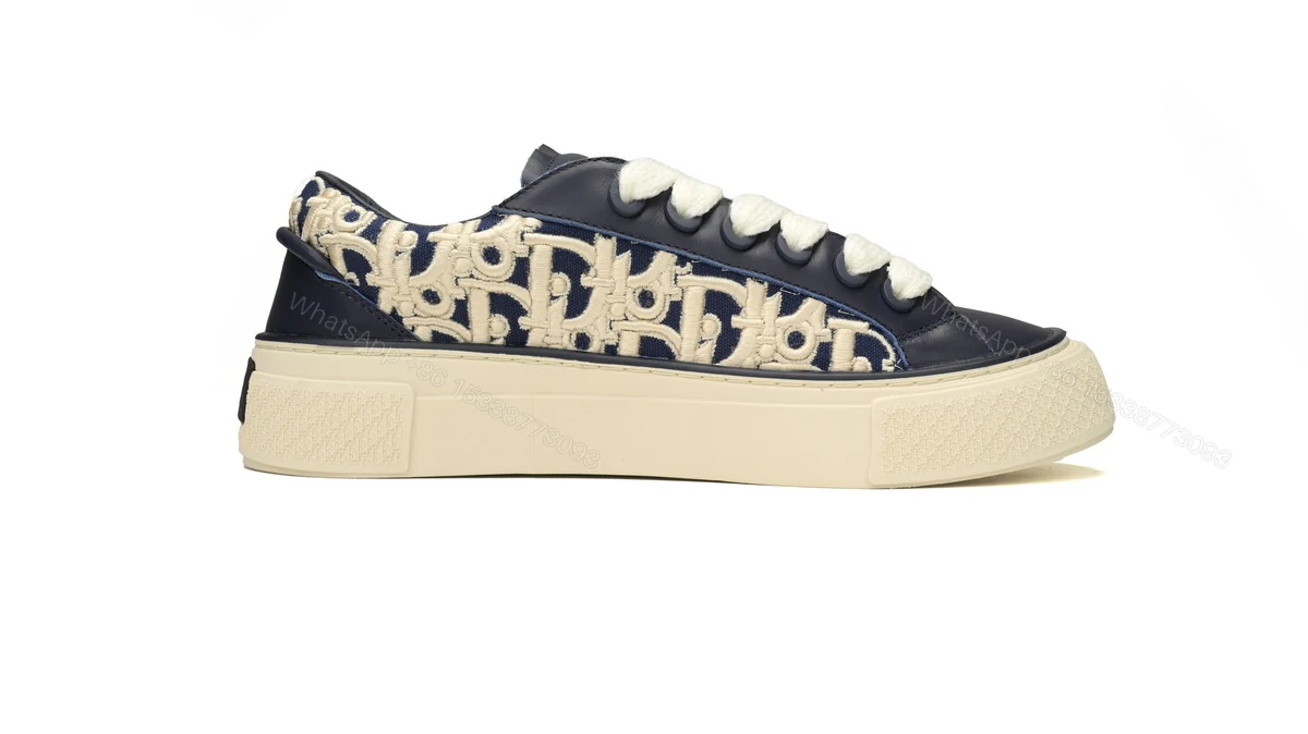 View 5 of Dior B33 Sneakers Release Deep Dlue Relief 3SN272 ZIR1 6536