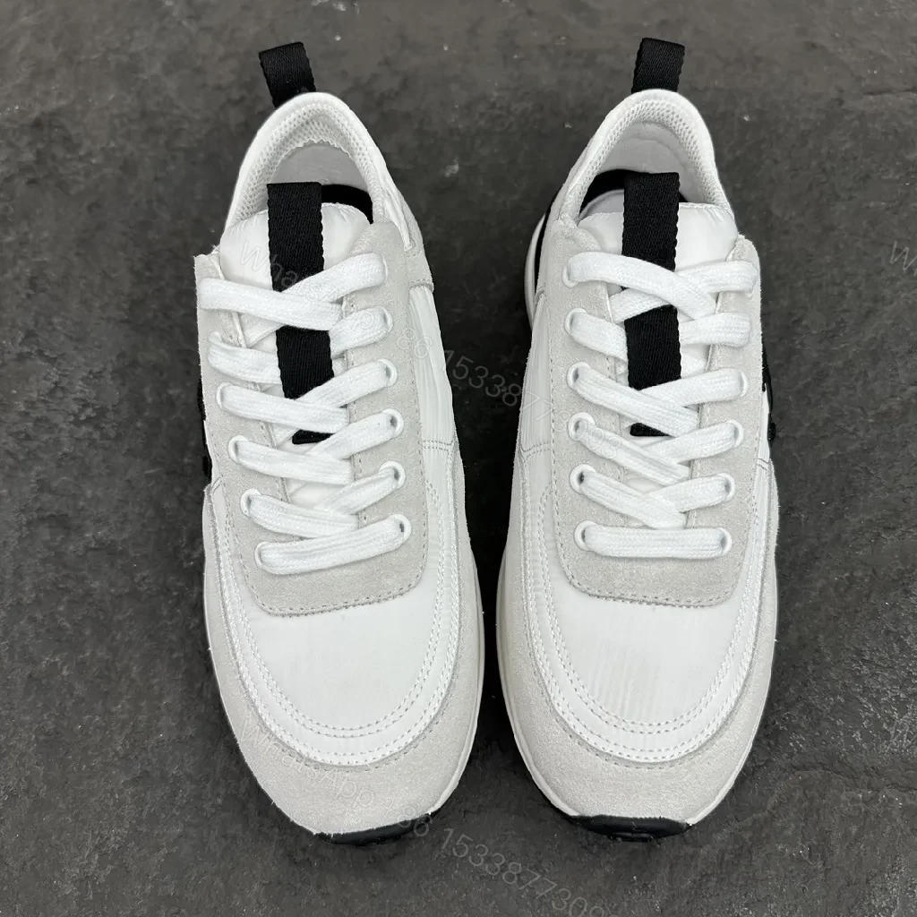 View 6 of Patterned Perfection: Luxe High-Top Sneakers with Premium Suede & Leather